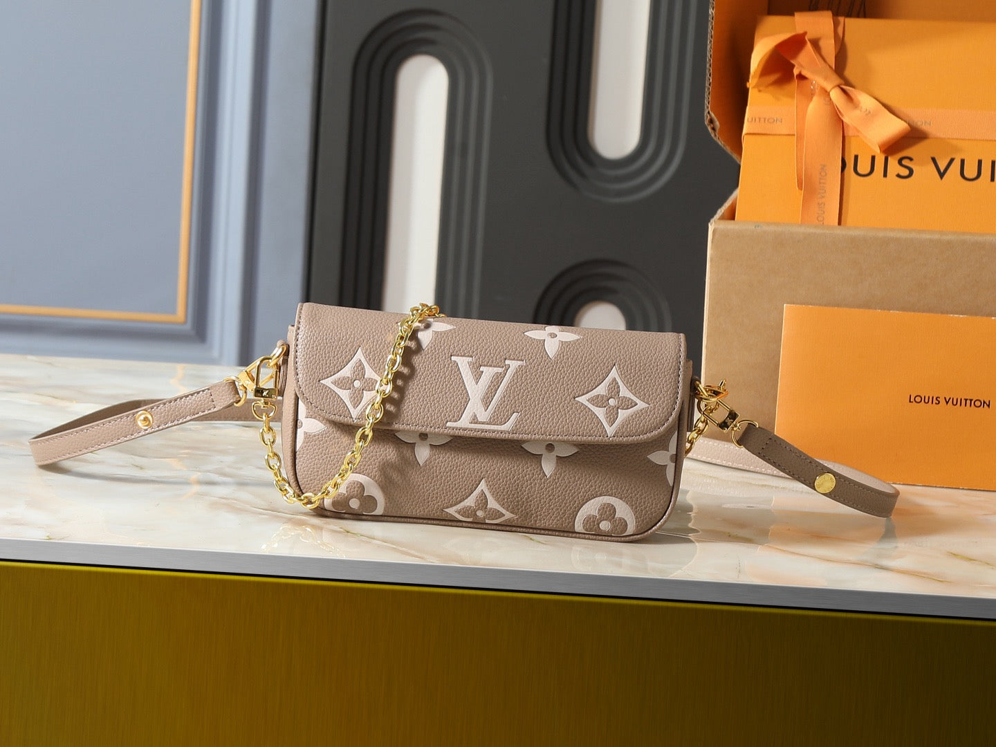 Taupe Elegance Crossbody