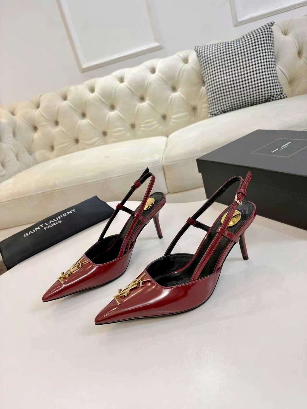 Royal Point Luxe Slingback Heels