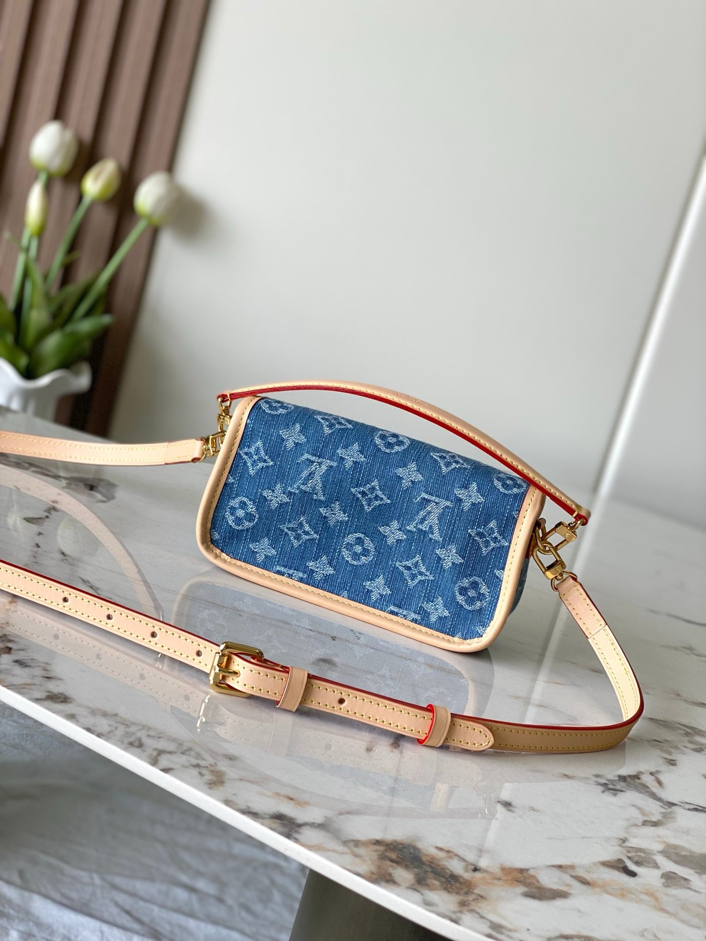 Royal Denim Crossbody Bag
