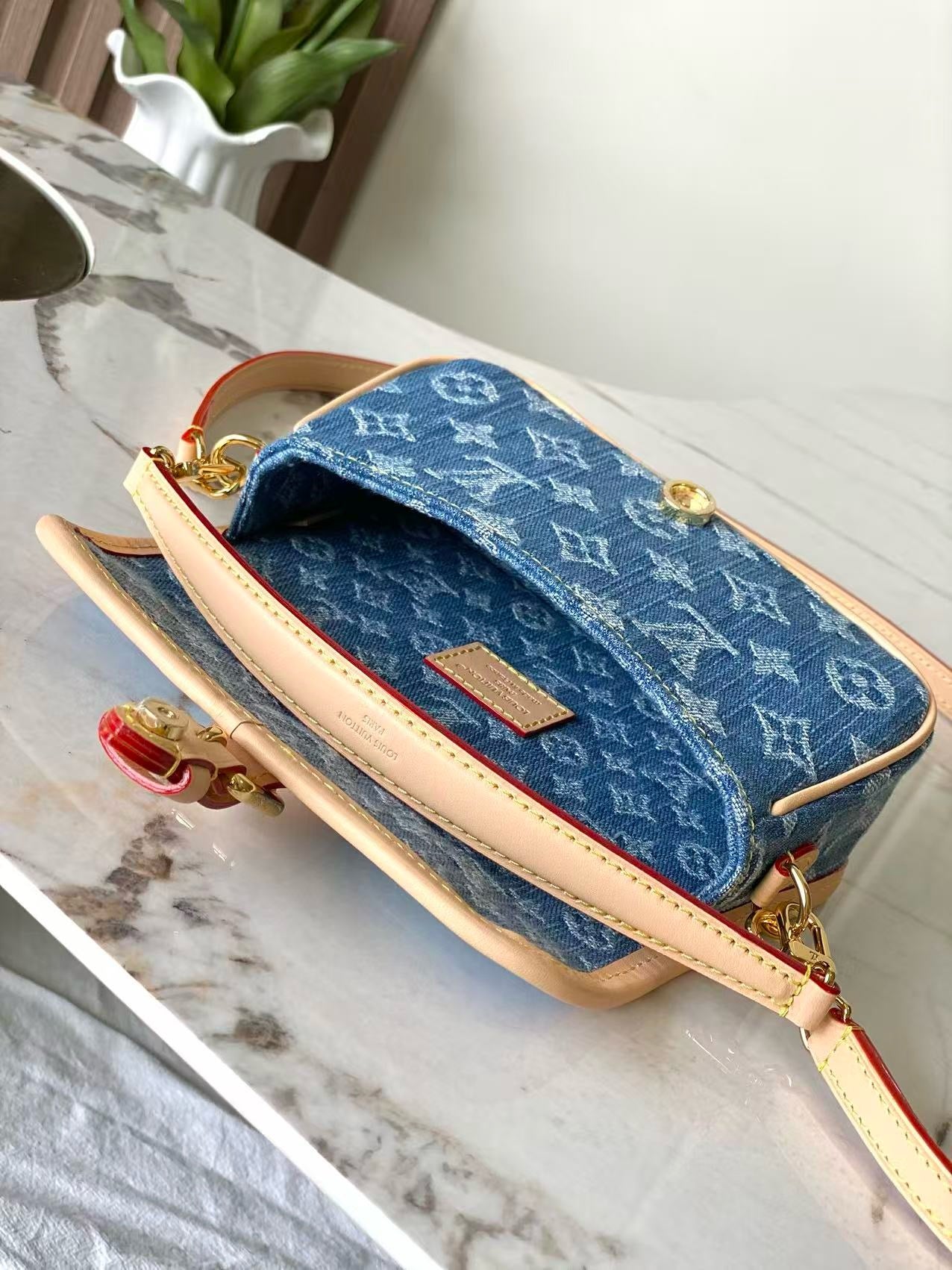 Royal Denim Crossbody Bag