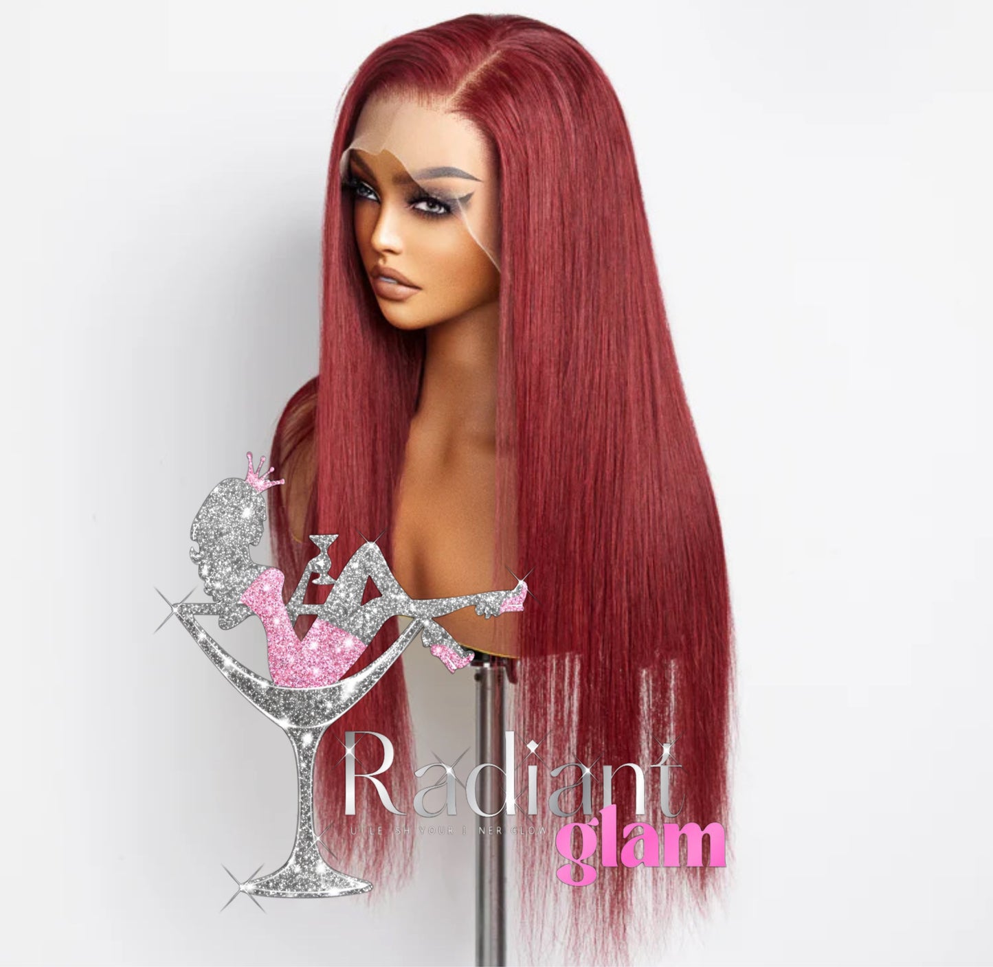 Burgundy 13x4 HD Lace Frontal Wig