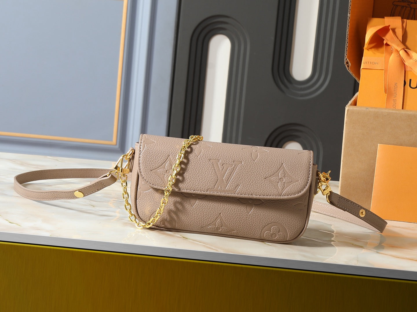 Taupe Elegance Crossbody