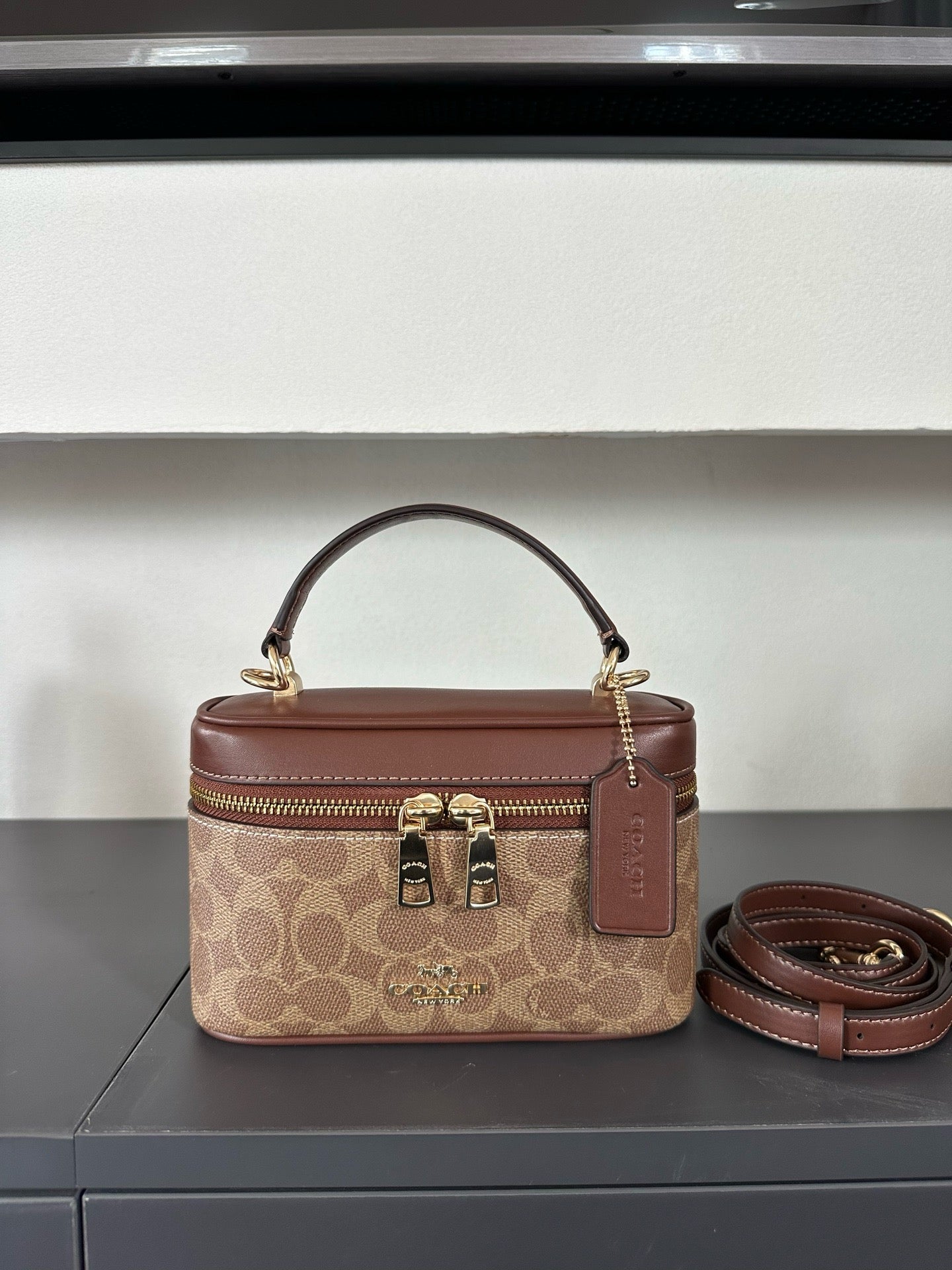 The Champagne Luxe Vanity Bag