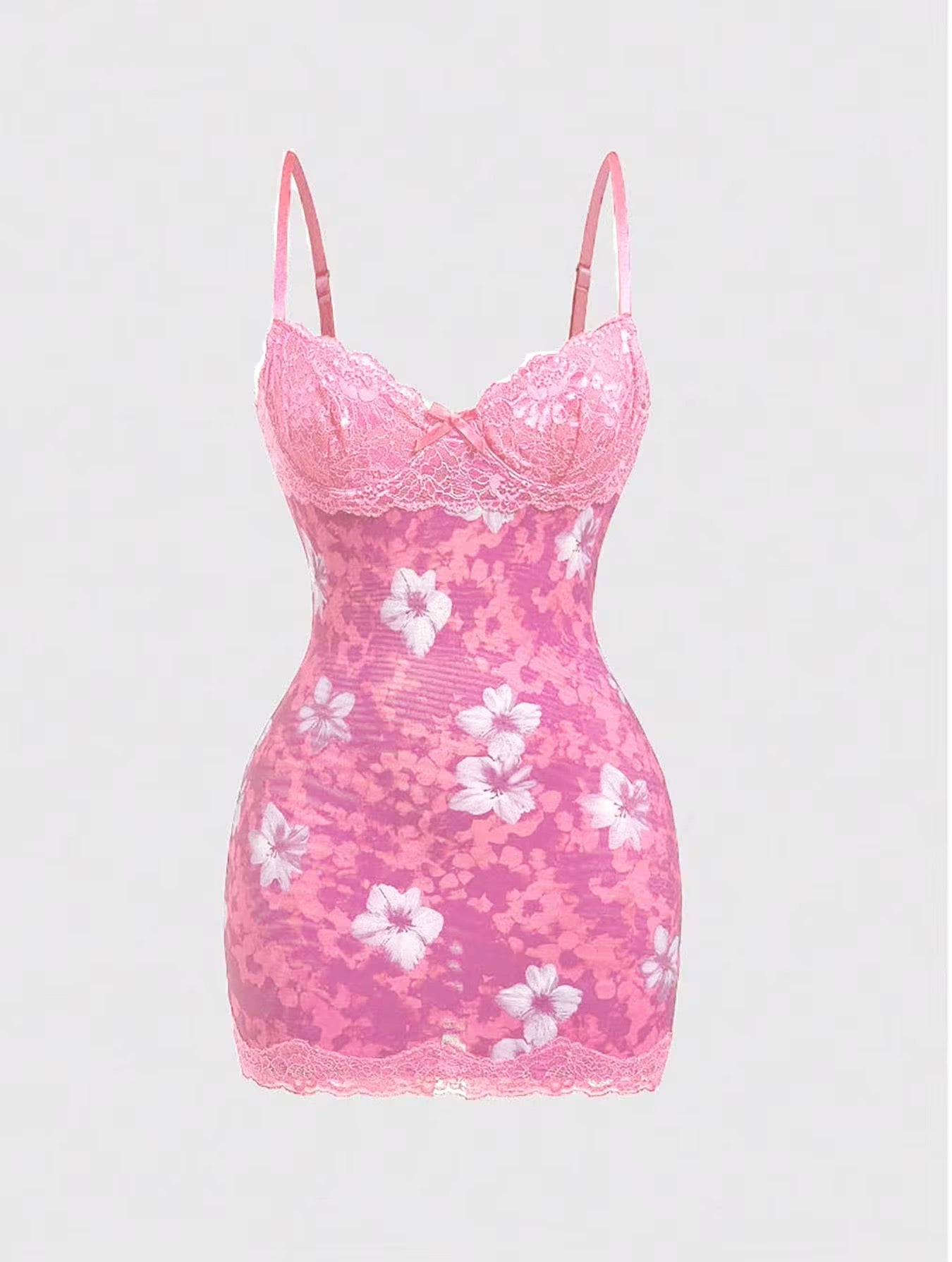 Wild Blossom Lace Mini Dress