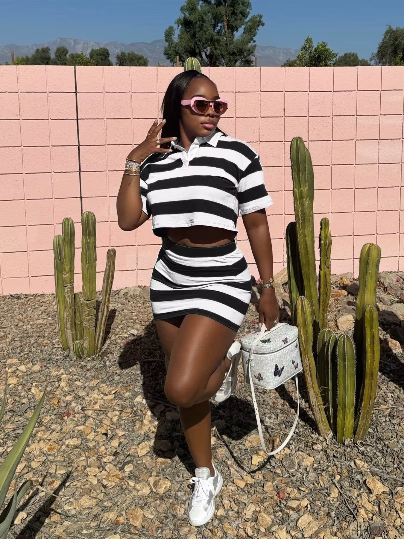 Varsity Vibes Skirt Set