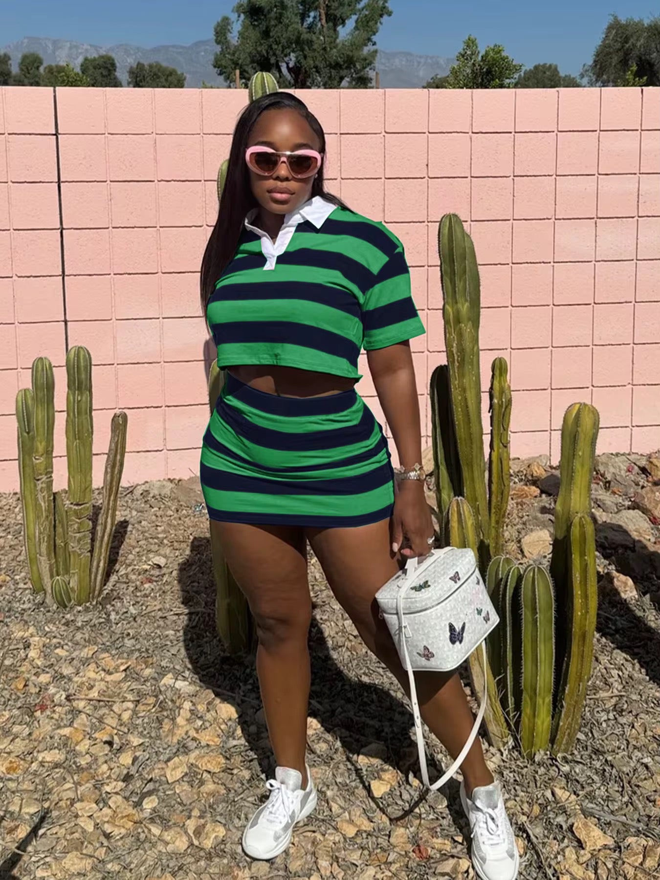 Varsity Vibes Skirt Set
