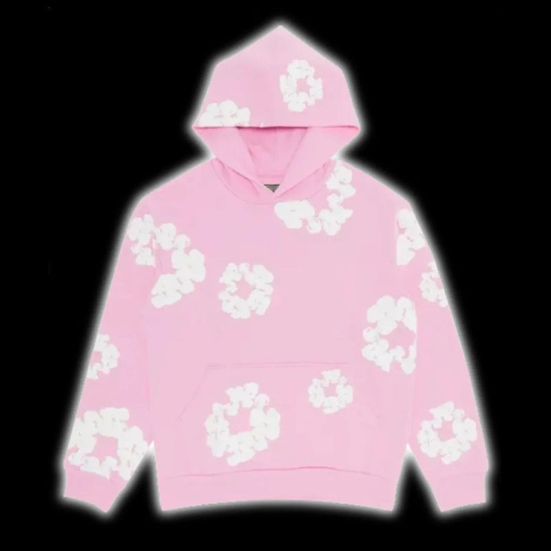 Royal Bloom Oversized Hoodie