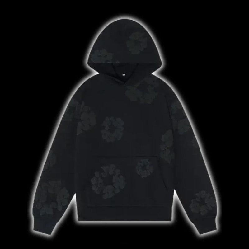 Royal Bloom Oversized Hoodie