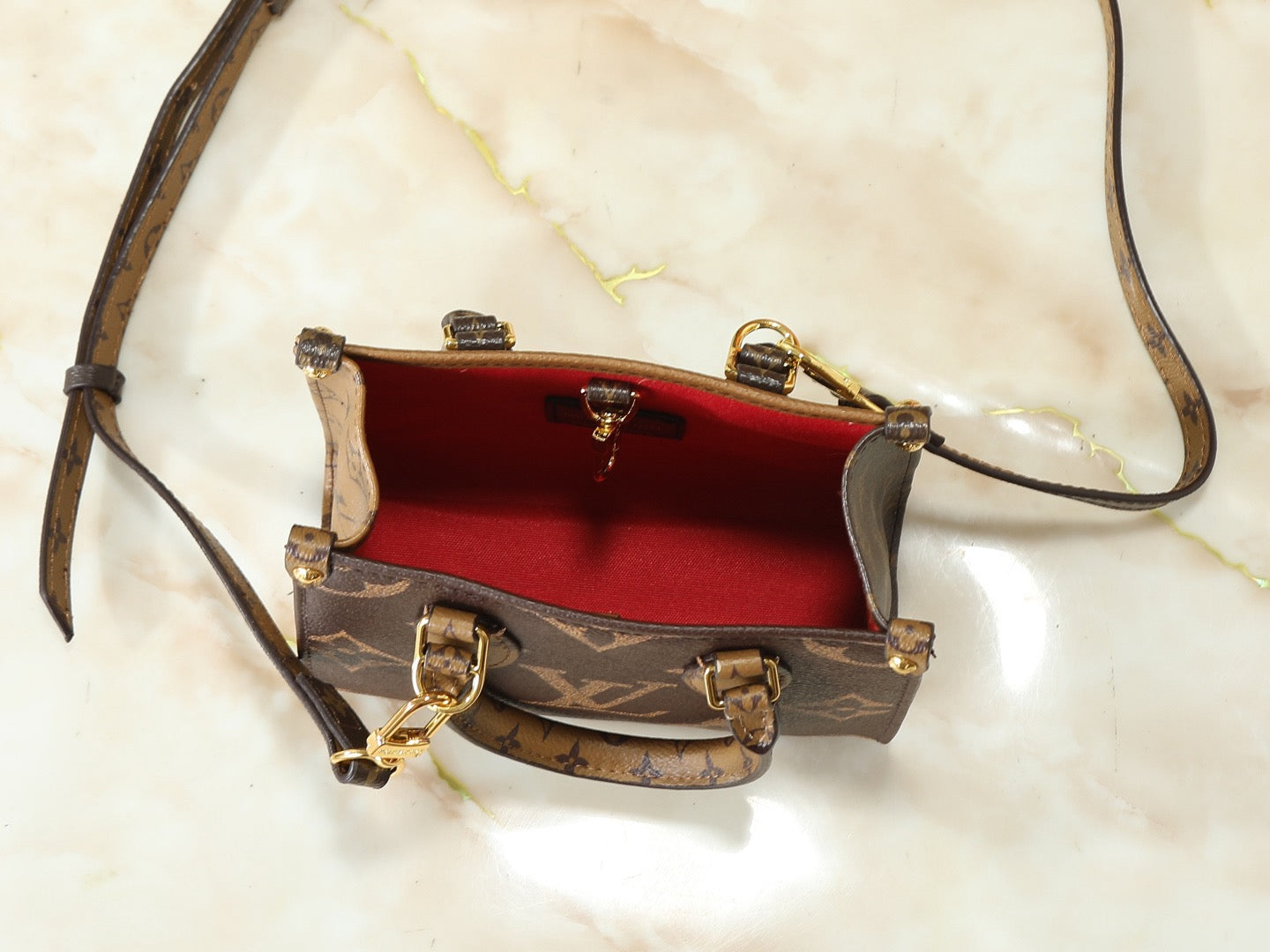 Nano Tote Crossbody Bag with Coin Pouch