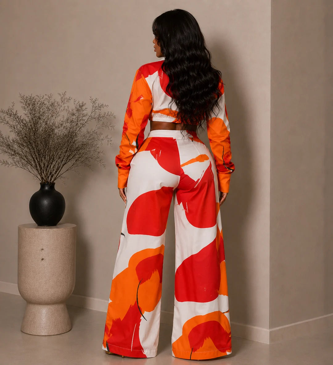 Royal RUCHED LS TOP & PANTS SET