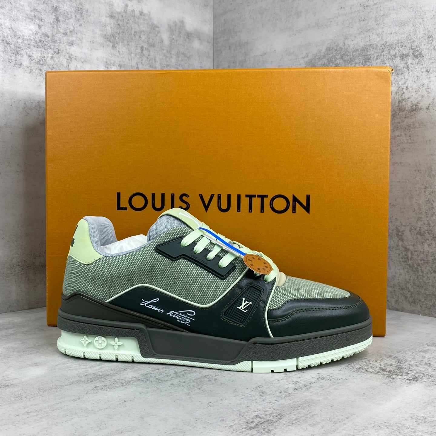 Royal Sage Luxe Sneaker