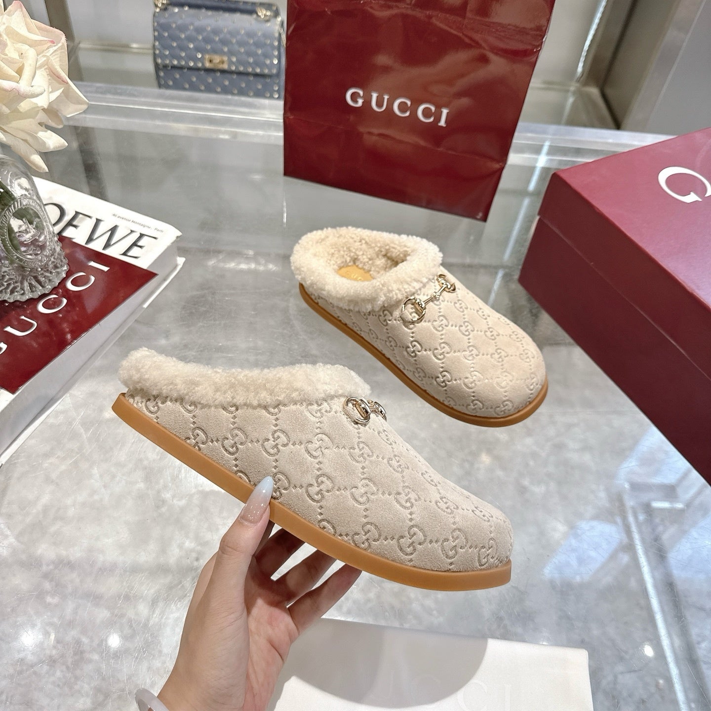 Royal Cozy Luxe Mules