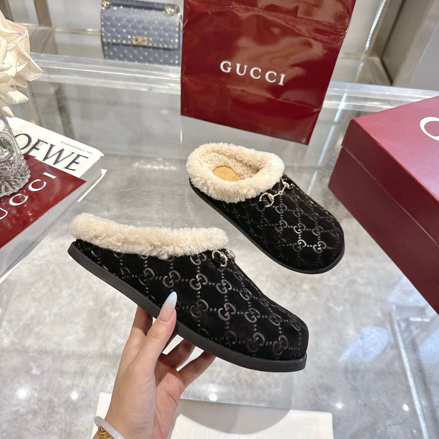 Royal Cozy Luxe Mules