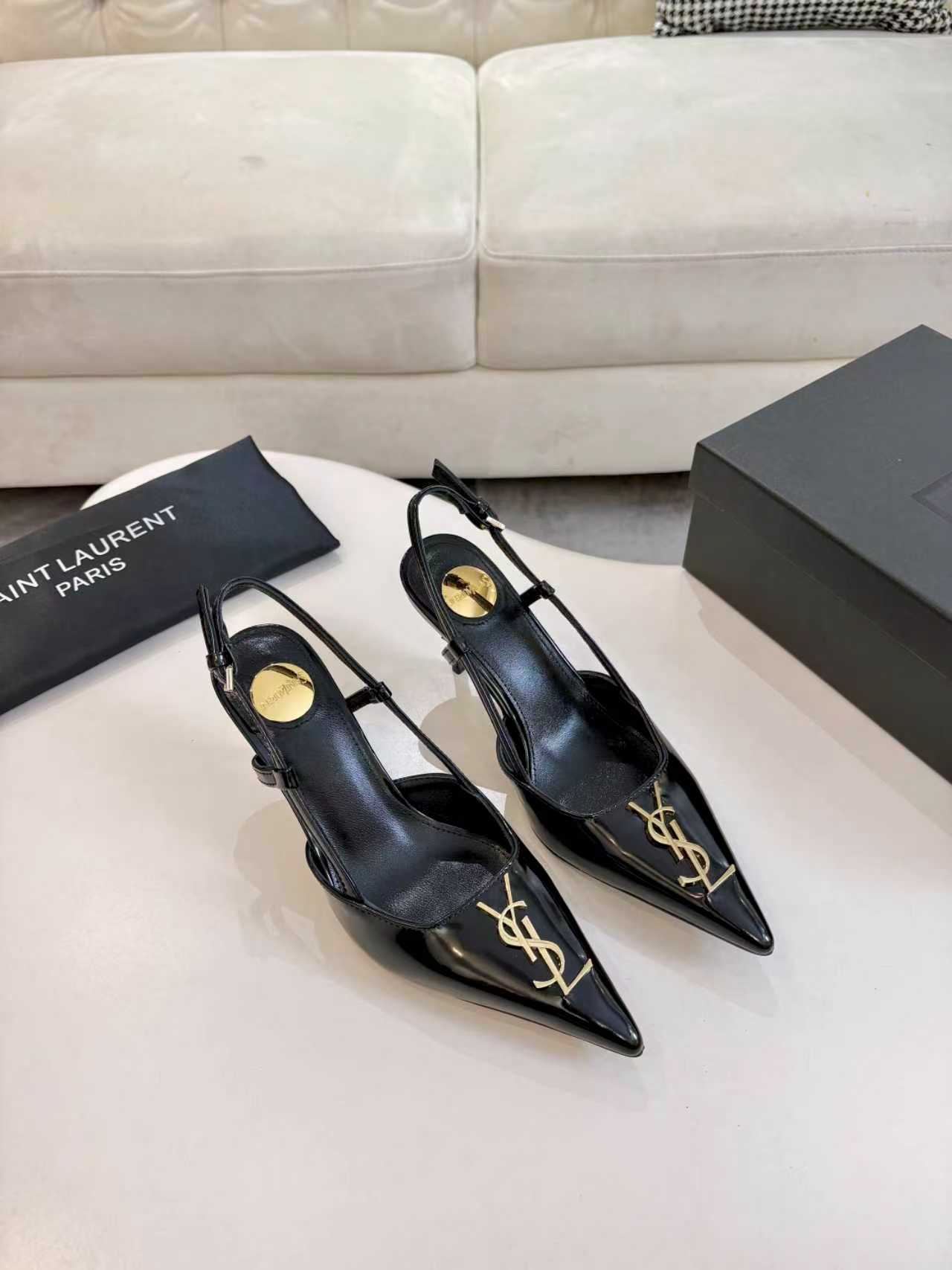 Royal Point Luxe Slingback Heels