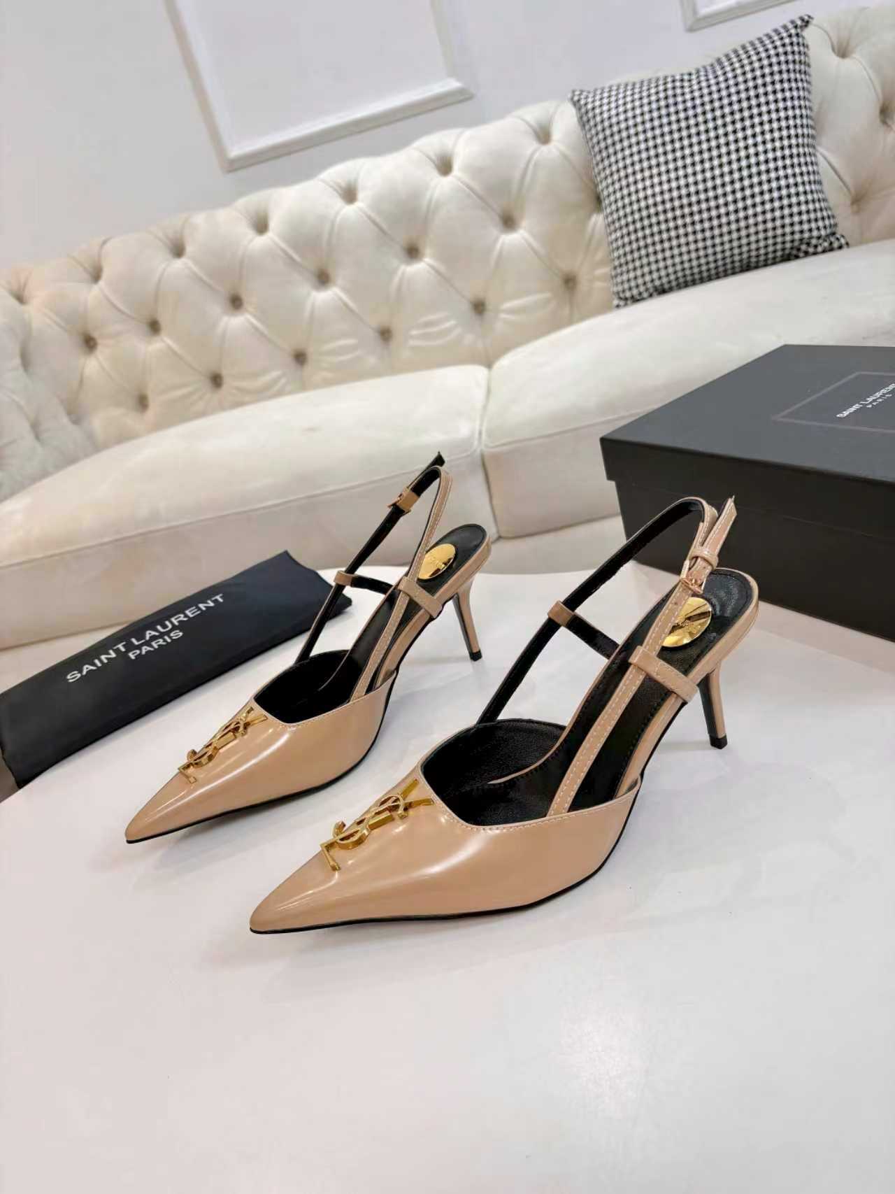 Royal Point Luxe Slingback Heels