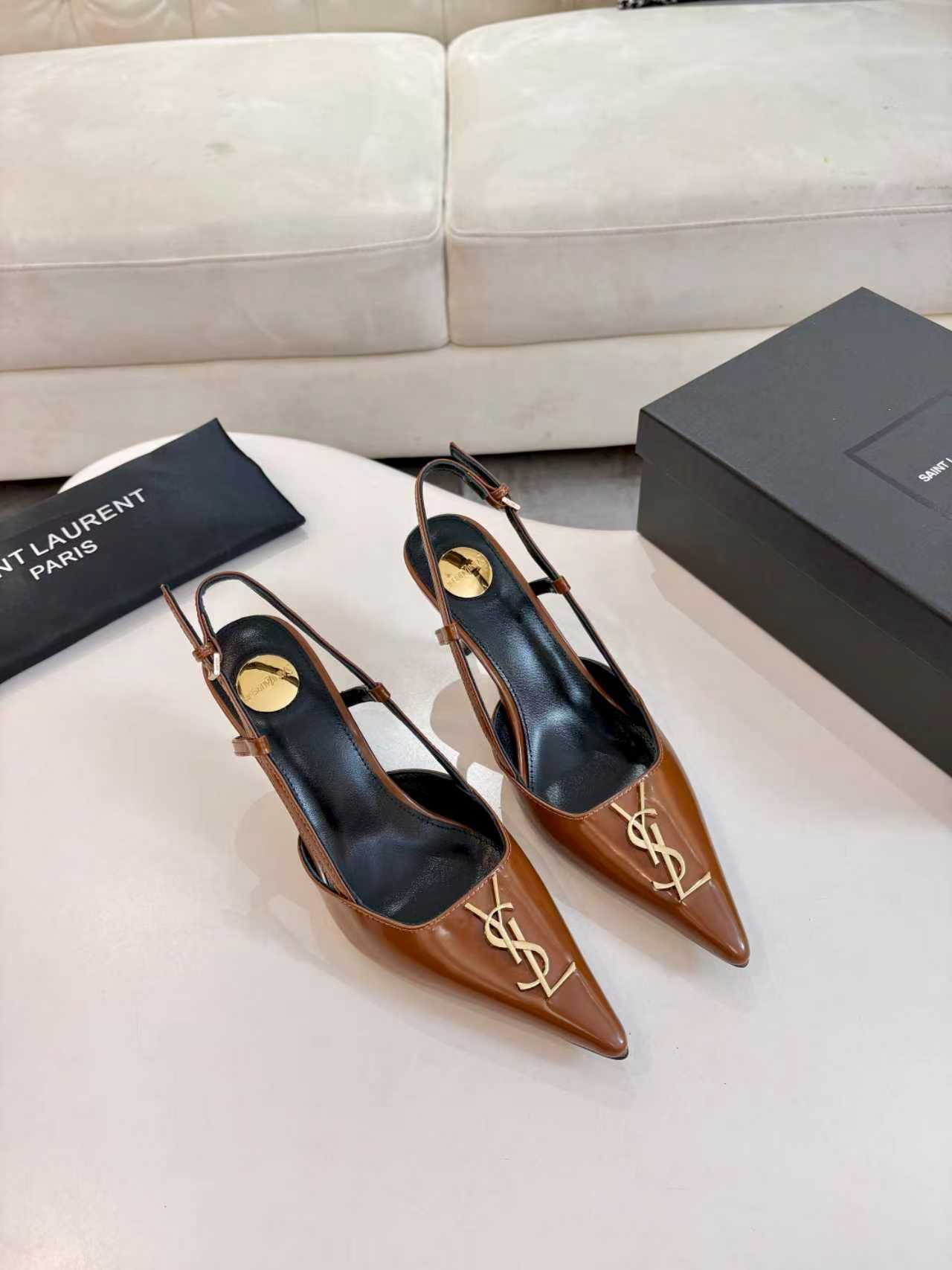 Royal Point Luxe Slingback Heels