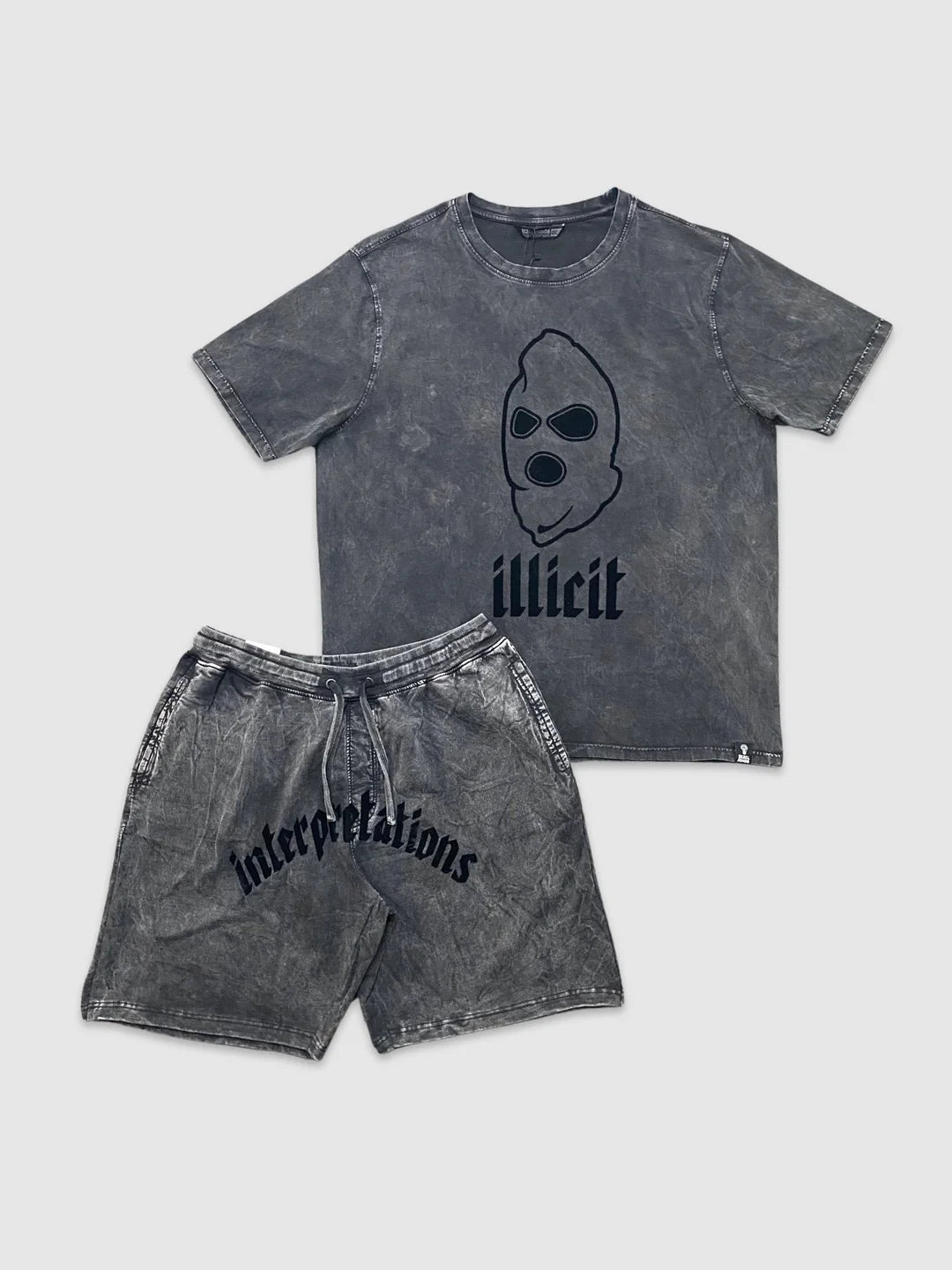 ROYAL B&T ILLICIT PUFF TEE & FLC SHORTS SET