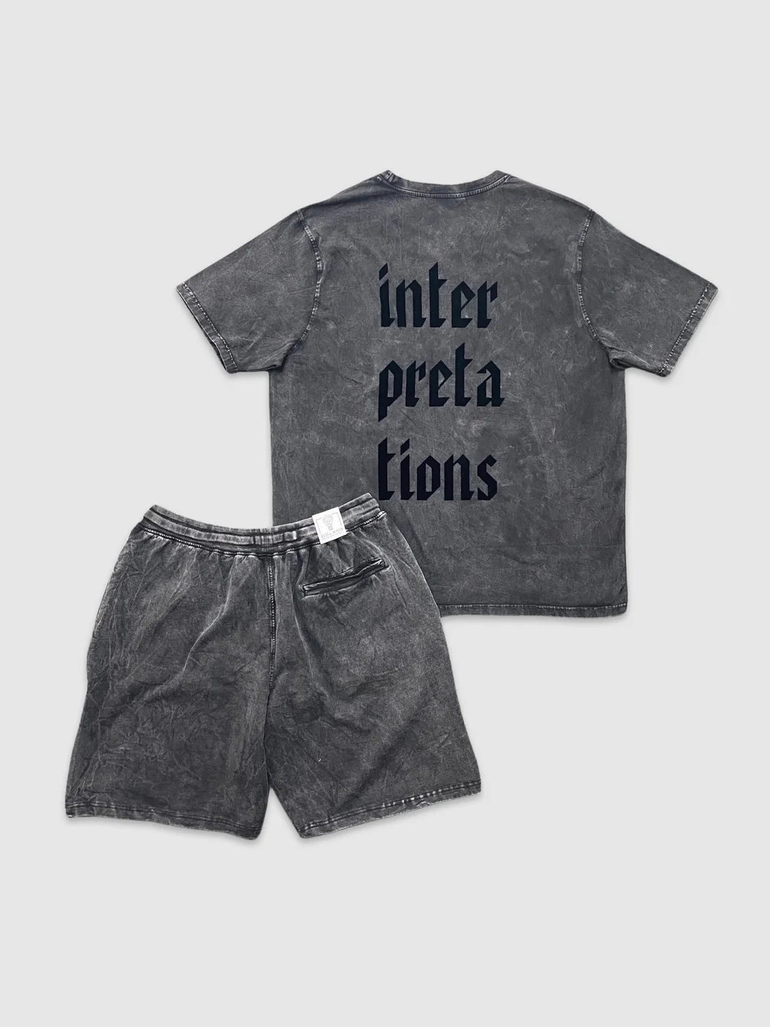 ROYAL B&T ILLICIT PUFF TEE & FLC SHORTS SET
