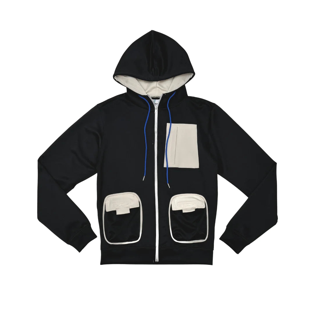ROYAL TRICOT CARGO HOODIE SET