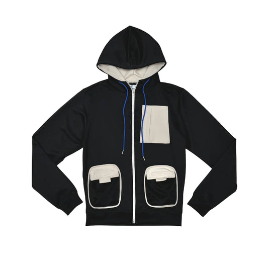 ROYAL TRICOT CARGO HOODIE SET