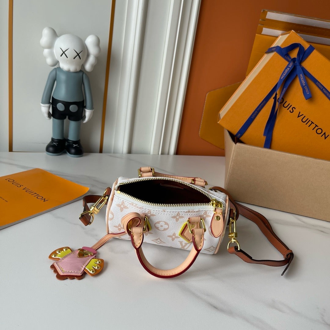 Royal Blush Mini Barrel Bag