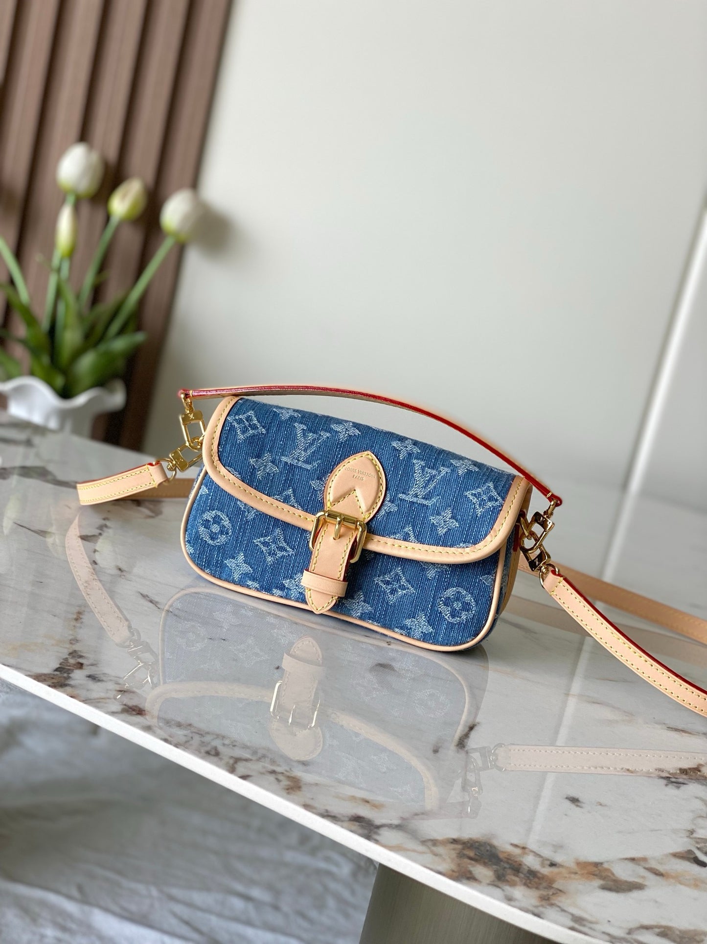 Royal Denim Crossbody Bag